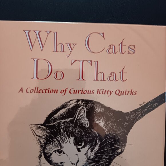 Why Cats Do That by Karen Anderson hard cover book NEW IN WRAP - Picture 2 of 4